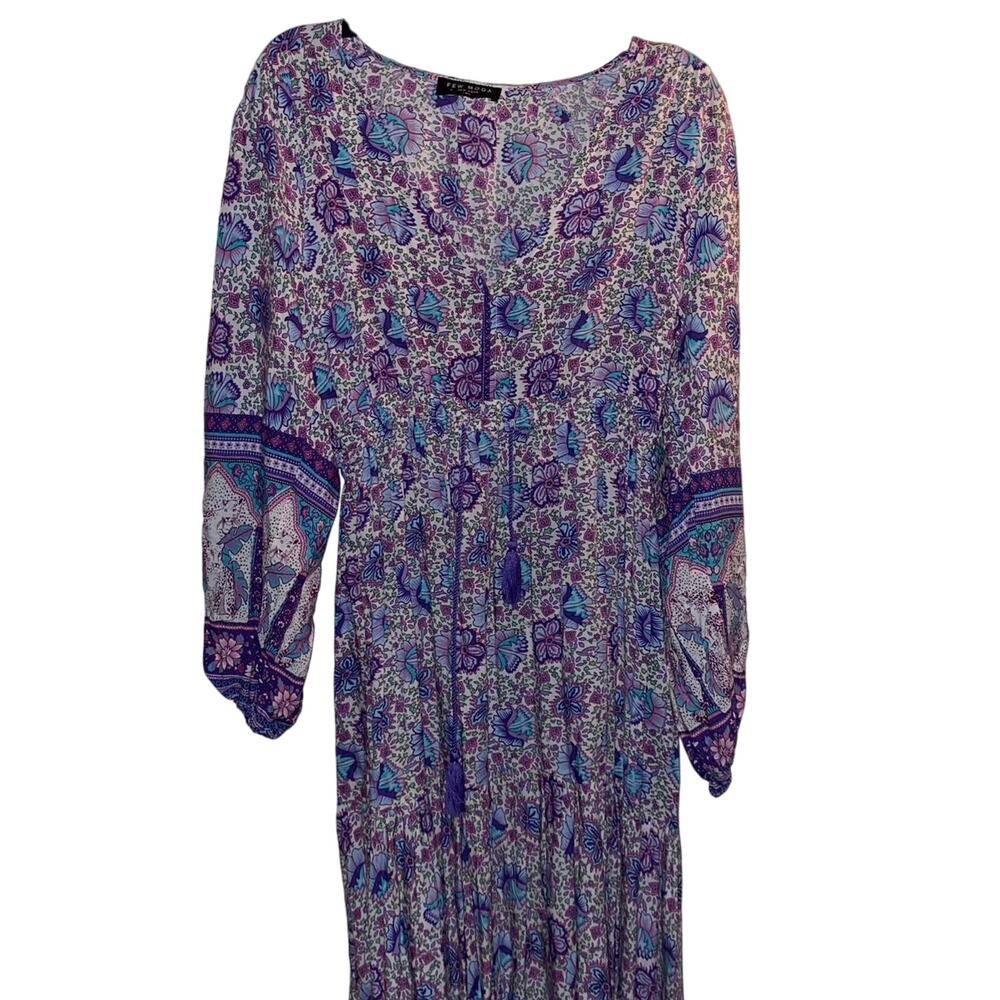 💖 Bohemian Maxi Dress with Tie – Flowy & Feminine Vibes!